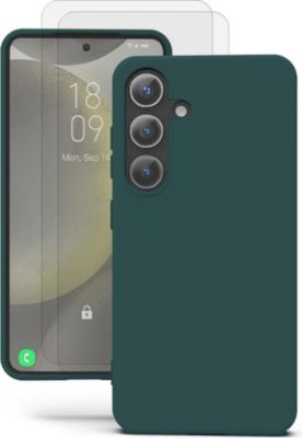 Coque EVETANE Galaxy S24 Plus Vert + 2 Vitres