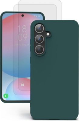 Coque EVETANE Galaxy S24 Fe Vert + 2 Vitres