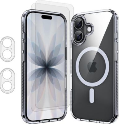 Coque EVETANE Magsafe iPhone 17 + 2 Vitres