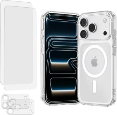 Coque EVETANE Magsafe iPhone 17 Pro + 2 Vitres