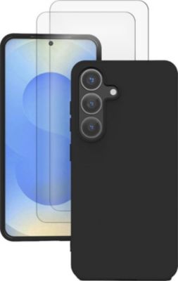 Coque EVETANE Galaxy S25 Noir + 2 Vitres