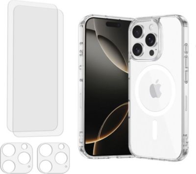 Coque EVETANE Magsafe iPhone 16 Pro + 2 Vitres