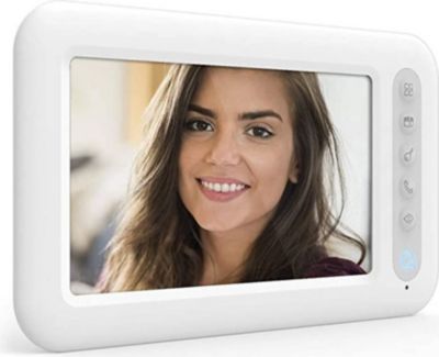 Visiophone ADVISEN Moniteur supplémentaire intérieur blanc