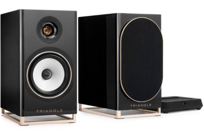 Enceinte bibliothèque active TRIANGLE CAPELLA 2 Noir Sidéral