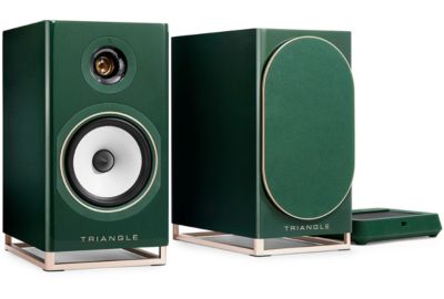 Enceinte bibliothèque active TRIANGLE CAPELLA 2 Vert Anglais