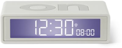 Réveil LEXON Flip+ Rubber Blanc