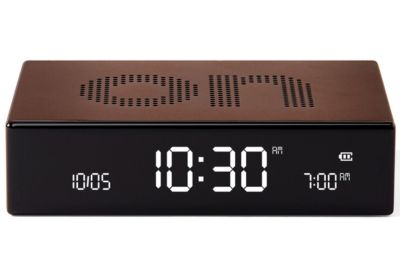 Réveil LEXON Flip Premium Rechargeable Bronze