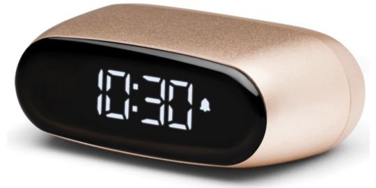 Réveil LEXON Minut ultra-compact Rechargeable Or