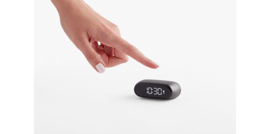 Réveil LEXON Minut ultra-compact Rechargeable Gris