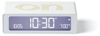 Réveil LEXON Flip Mini de Voyage Rechargeable Blanc
