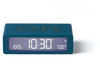 Réveil LEXON Flip Mini de Voyage Rechargeable Bleu