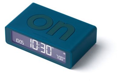 Réveil LEXON Flip Mini de Voyage Rechargeable Bleu