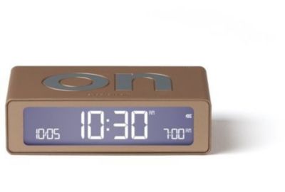 Réveil LEXON Flip Mini de Voyage Rechargeable Or