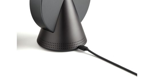 Radio réveil LEXON Conic Clock avec fonction Bluetooth Gris