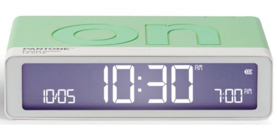 Réveil LEXON x Pantone Flip Classic Pastel Green