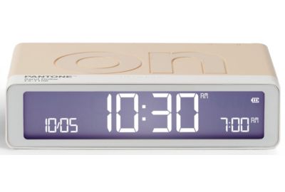 Réveil LEXON x Pantone Flip Classic Sand Dollar