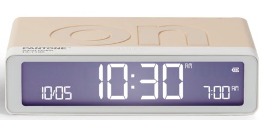 Réveil LEXON x Pantone Flip Classic Sand Dollar