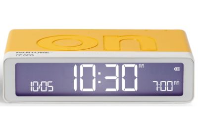 Réveil LEXON x Pantone Flip Classic Mimosa