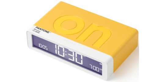 Réveil LEXON x Pantone Flip Classic Mimosa