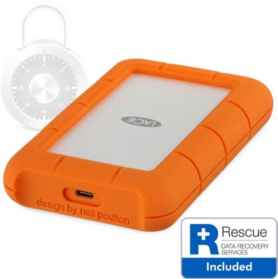 Disque dur externe LACIE 2To Rugged Secure USB-C Disque dur externe LACIE 2To Rugged Secure USB-C