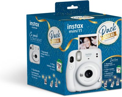 Appareil photo Instantané FUJIFILM INSTAX MINI 11 ICE PACK CADEAU