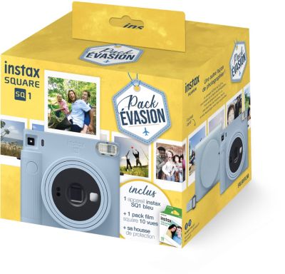 Appareil photo Instantané FUJIFILM Pack Evasion SQ1 Bleu