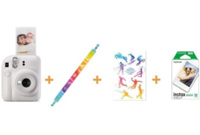 Appareil photo Instantané FUJIFILM Pack Sport Instax Mini 12 White