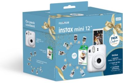 Appareil photo Instantané FUJIFILM Intax Mini 12 Blanc Pack cadeau