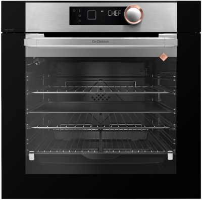 Four Multifonction+, 73L, Pyrolyse, A+ Avec Porte Froide, Fermeture Douce, Mode Chef 6 Recettes, Smartassist Cuisson Basse Temperature, Guide Culinaire 35 Recettes, Rail Telescopique 3, Inox
