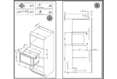 Micro ondes encastrable DE DIETRICH DME4310X Inox Stellaire