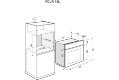 Four encastrable DE DIETRICH DOP4543X Inox Stellaire