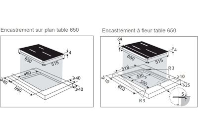 Plaque induction DE DIETRICH DPI4410B Duozone