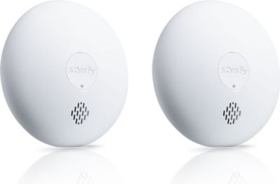 Détecteur de fumée SOMFY Lot de 2 détecteurs de fumée