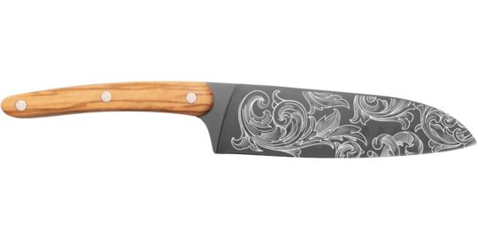Couteau chef DEEJO Sankai Olivier floreal