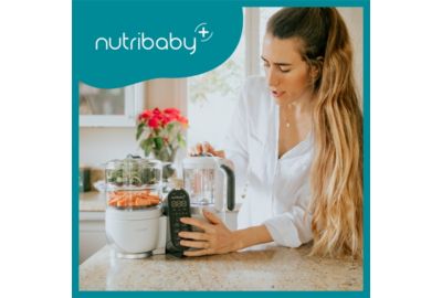Mixeur Cuiseur BABYMOOV Nutribaby + Loft white A001117