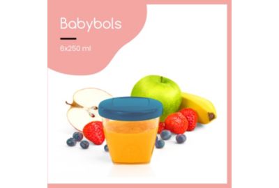Pot de conservation BABYMOOV Babybols 250 ml (x6)