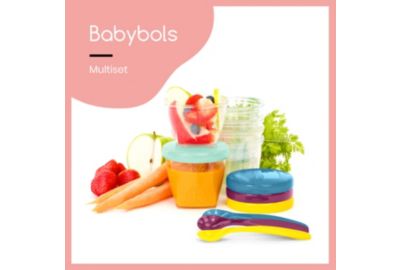 Pot de conservation BABYMOOV Babybols Multi set (120 à 250 ml + cuill