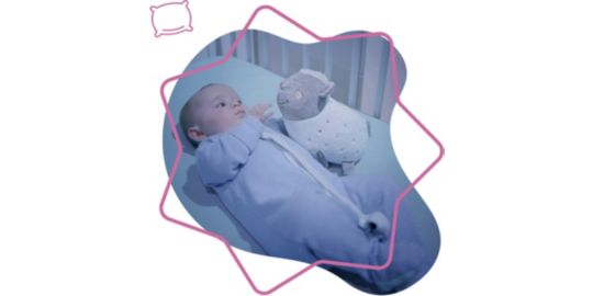Veilleuse BABYMOOV projection peluche mouton
