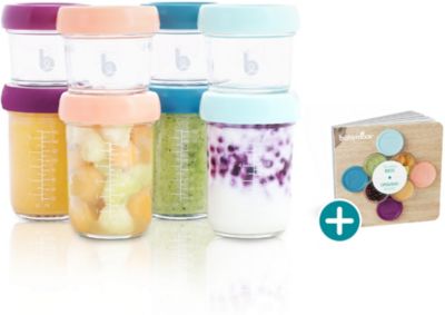 Pot de conservation BABYMOOV Babybols en verre Lot de 8