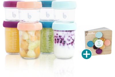 Pot de conservation BABYMOOV Babybols en verre Lot de 8