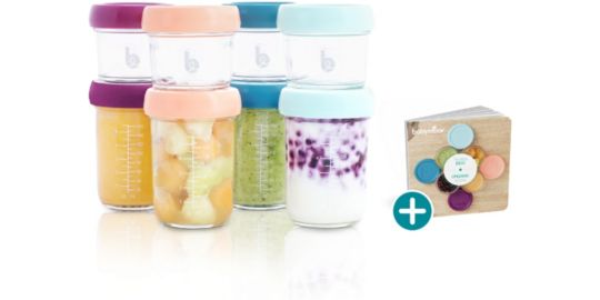 Pot de conservation BABYMOOV Babybols en verre Lot de 8