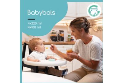 Pot de conservation BABYMOOV Babybols en verre Lot de 8