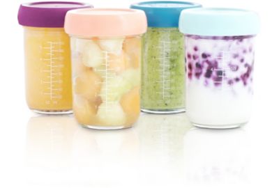 Pot de conservation BABYMOOV Babybols en verre Lot de 4