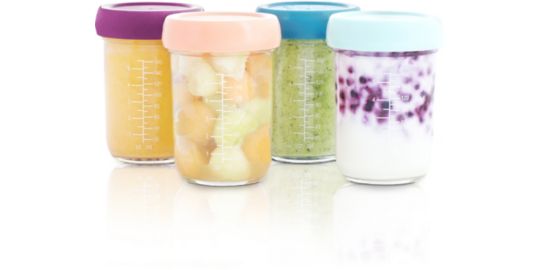 Pot de conservation BABYMOOV Babybols en verre Lot de 4