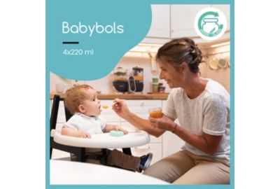 Pot de conservation BABYMOOV Babybols en verre Lot de 4