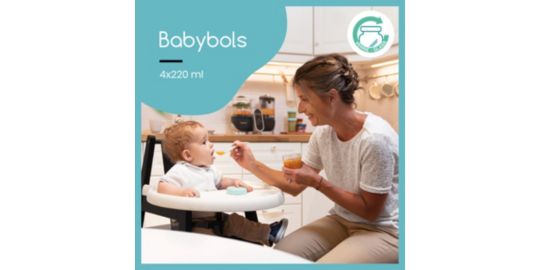 Pot de conservation BABYMOOV Babybols en verre Lot de 4