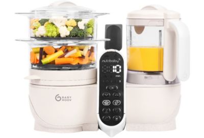 Mixeur Cuiseur Bébé BABYMOOV Nutribaby + Mineral Beige