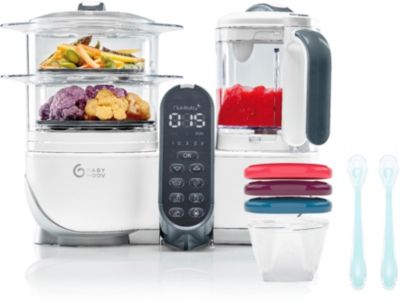 Mixeur Cuiseur Bébé Babymoov Nutribaby+ White/3 Babybols+2 Cuillères