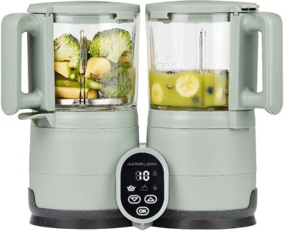 Mixeur Cuiseur Bébé BABYMOOV Nutriglass Celadon Green