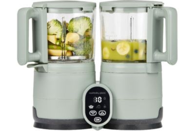Mixeur Cuiseur Bébé BABYMOOV Nutriglass Celadon Green